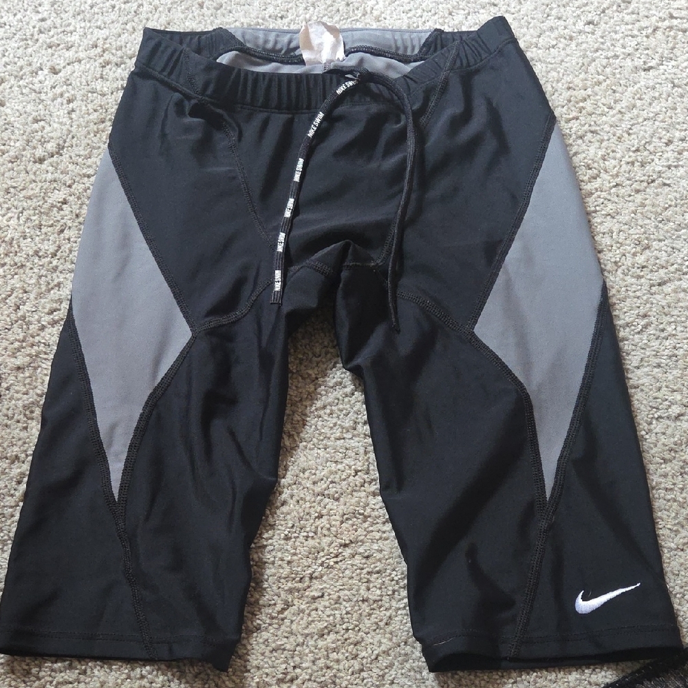 Nike Black and Gray Sports Shorts